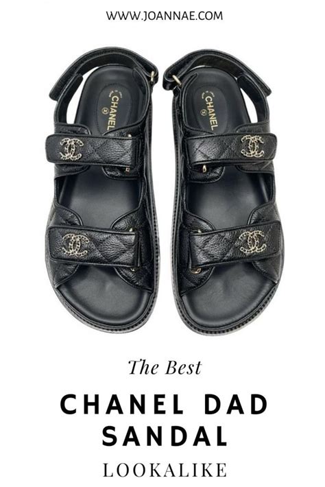 chanel sandal dupe amazon|chanel velcro dad sandals.